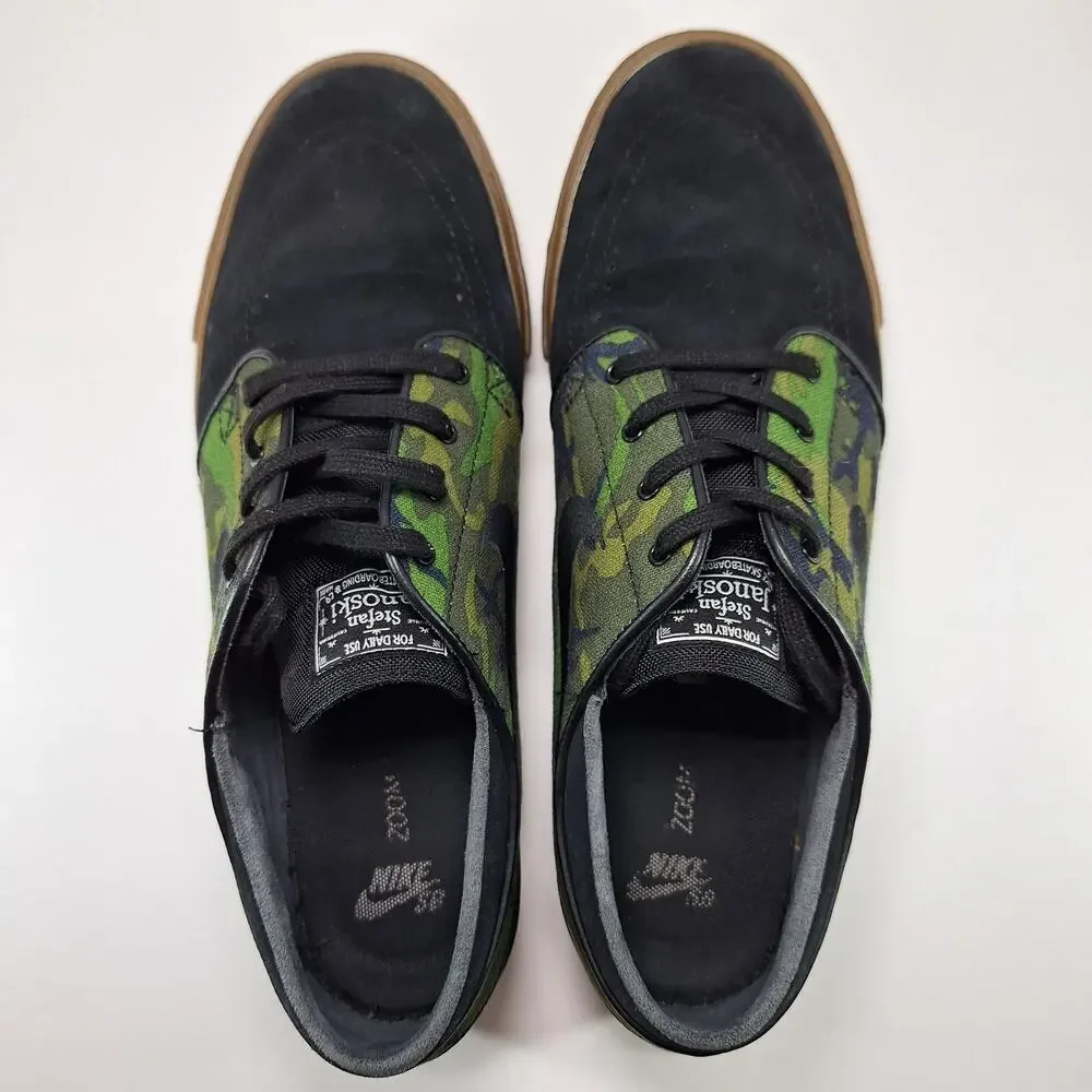 Nike Zoom Stefan Janoski ERDL Mens Size 11.5 Black Camo 633300-031 Shoes